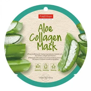 Purederm Collagen maska na tvár s aloe vera 1ks