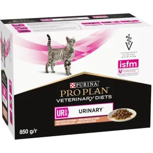 PURINA PRO PLAN Veterinary Diets Feline UR ST/OX - Urinary s lososom - 10 x 85 g