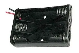 Puzdro batérie  R03x3 vedľa seba s vývodmi 15cm