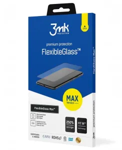 3mk hybridné sklo FlexibleGlass Max pre Apple iPhone X, čierna