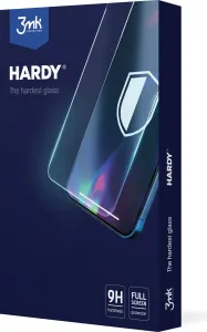 Ochranné sklo 3MK Hardy Samsung S21 FE 5G chemically hardened black glass
