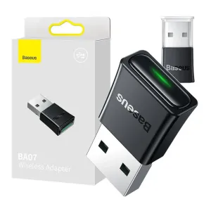Baseus BA07 USB bluetooth adaptér 5.3, čierny
