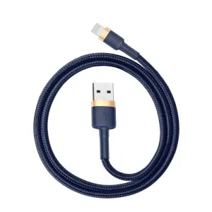 Cable USB Lightning  Baseus Cafule 2.4A 1m Gold&Blue