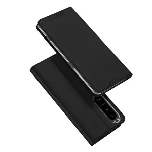 Dux Ducis Skin Pro knižkové puzdro na Sony Xperia 1 V, čierne