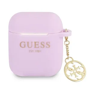 Guess GUA2LSC4EU Apple AirPods kryt purple Charm Collection  4G