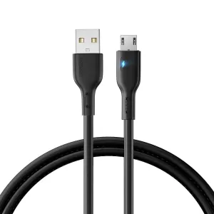 Joyroom USB kábel - micro USB 2.4A - 1.2m - Čierna KP28107