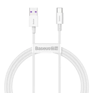 Kabel USB do USB-C Baseus Superior Series, 66W, 1m (biela)