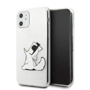 Karl Lagerfeld case for iPhone 11 KLHCN61CFNRC transparent hard case Choupette Fun