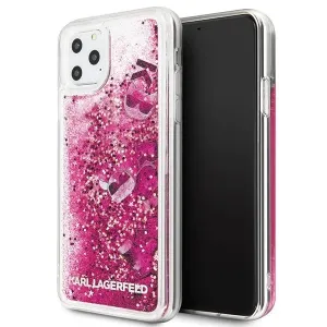Karl Lagerfeld case for iPhone 11 Pro Max KLHCN65ROPI rose gold hard case Glitter