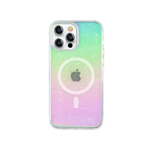 Kingxbar PQY Elegant MagSafe Apple iPhone 13 Pro rainbow