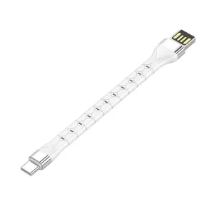 LDNIO LS50 USB-A/USB-C Cable 0,15m (white)