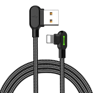 Mcdodo CA-4673 USB-A/Lightning Angle Cable, 1.8m (black)