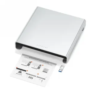 Satechi Type-C Aluminum Monitor Stand Hub iMac Silver