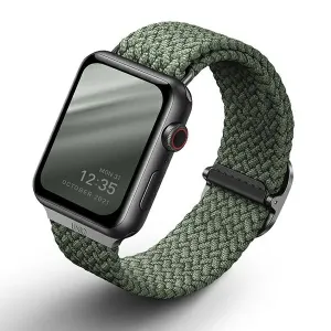 UNIQ Aspen Braided remienok pre Apple Watch 40/38 mm zelený