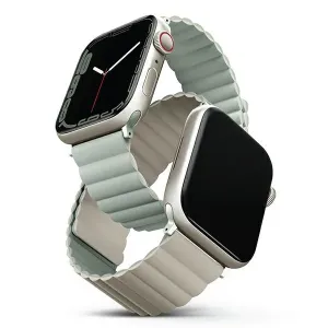 UNIQ Revix Band Apple Watch 4/5/6/7/8/SE/SE2 40/41mm Reversible Magnetic sage-beige
