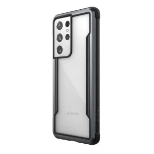 X-Doria Raptic Shield Aluminum Case Samsung Galaxy S21 Ultra (Antimicrobial protection) (Black)
