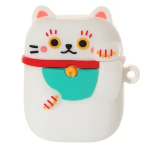 Silikónové puzdro mačka na bezdrôtové slúchadlá Maneki Neko #2487290