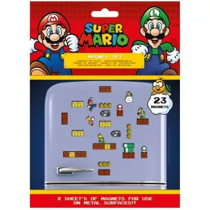 Super Mario – Mushroom Kingdoom – magnety 23 ks