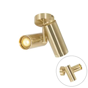 Dizajnové bodové zlaté nastaviteľné 2-svetlo - Scopio Honey