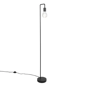 Moderná čierna stojaca lampa - Facil