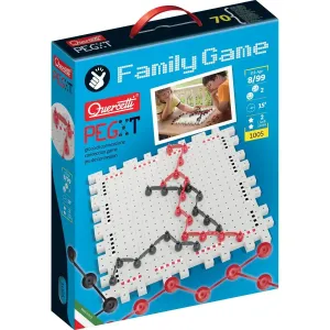 Quercetti Family Game PegXt strategická prepájacia hra