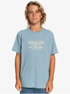 Blue Boys T-Shirt Quiksilver Feeding Line - unisex