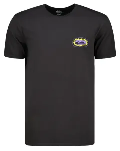 Bavlnené tričko Quiksilver čierna farba, s potlačou #2569097