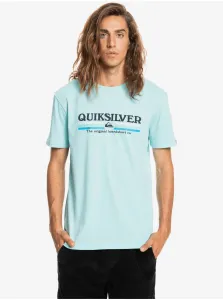 Svetlomodré pánske tričko Quiksilver Lined Up #208529