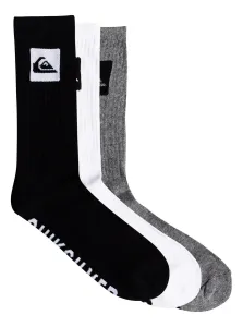 Quiksilver 3 CREW PACK M SOCK Pánske ponožky, čierna, veľkosť UNI
