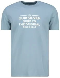 Quiksilver FEEDINGLINE M TEES Pánske tričko, svetlomodrá, veľkosť M