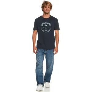 Quiksilver CIRCLE TRIM Pánske tričko, tmavo modrá, veľkosť L