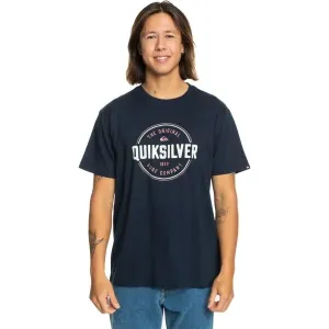 Quiksilver CIRCLE UP Pánske tričko, tmavo modrá, veľkosť #9137152