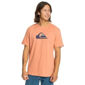 Quiksilver COMP LOGO Pánske tričko, oranžová, veľkosť #9239275
