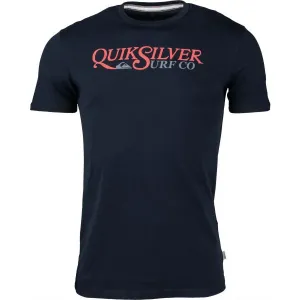 Quiksilver DENIAL TWIST SS Pánske tričko, tmavo modrá, veľkosť