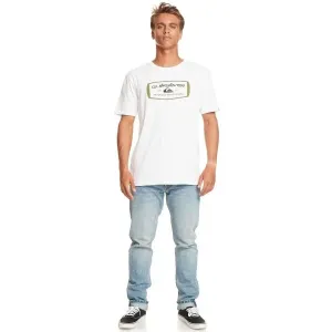 Quiksilver QS MIND BARREL SS Pánske tričko, biela, veľkosť #8412693