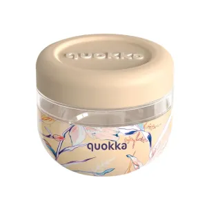 QUOKKA - Bubble, Plastová nádoba na jedlo VINTAGE FLORAL, 500ml, 40125