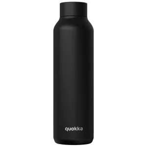 QUOKKA - Nerezová fľaša / termoska JET BLACK, 850ml, 40212