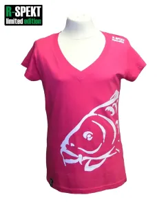 R-spekt tričko lady carper rúžove-veľkosť l