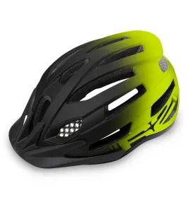 R2 Spirit Helmet Black/Neon Yellow L Prilba na bicykel