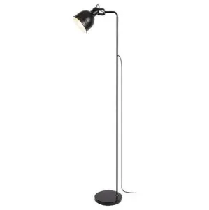 Podlahová industriálna lampa, E27 1X MAX 40W, čierna #1258740