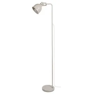 Podlahová industriálna lampa, E27 1X MAX 40W, béžová #1258742