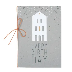 Räder Papierové prianie k narodeninám LITTLE HOUSE HAPPY BIRTHDAY