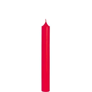 RAINBOW Dlhé sviečky set 10 ks - červená