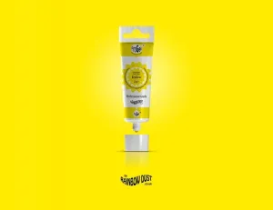 Yellow ProGel - profesionálna potravinárska gelová farba v tube (žltá) - Rainbow Dust
