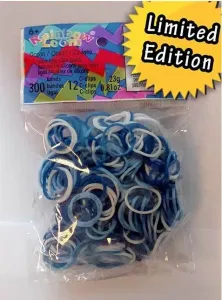 Rainbow Loom originálne gumičky pre deti oceán mix 300 kusov 05547