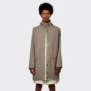 Bunda Rains 12020 Long Jacket béžová farba, prechodná #563351