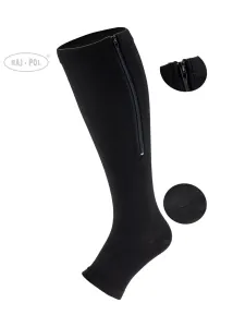 Raj-Pol Woman's Knee Socks With Zipper 2 Grade #9092207