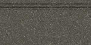 Schodovka Rako Linka čierna 30x60 cm mat DCPSE822.1