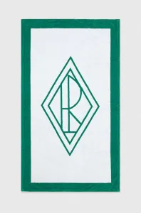 Bavlnený uterák Ralph Lauren biela farba