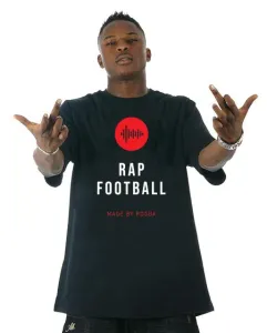 Rap & Football T-shirt Black - Size:M